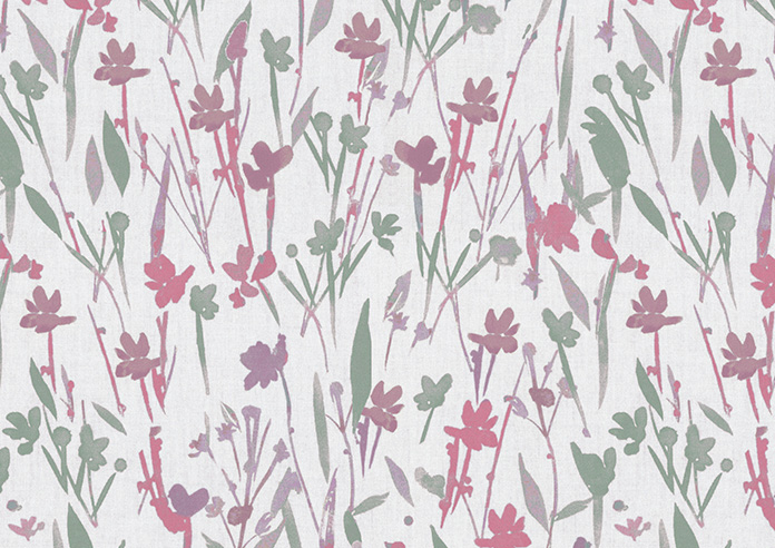 Wildflowers, Fuchsia - Roller Blind - Image 6